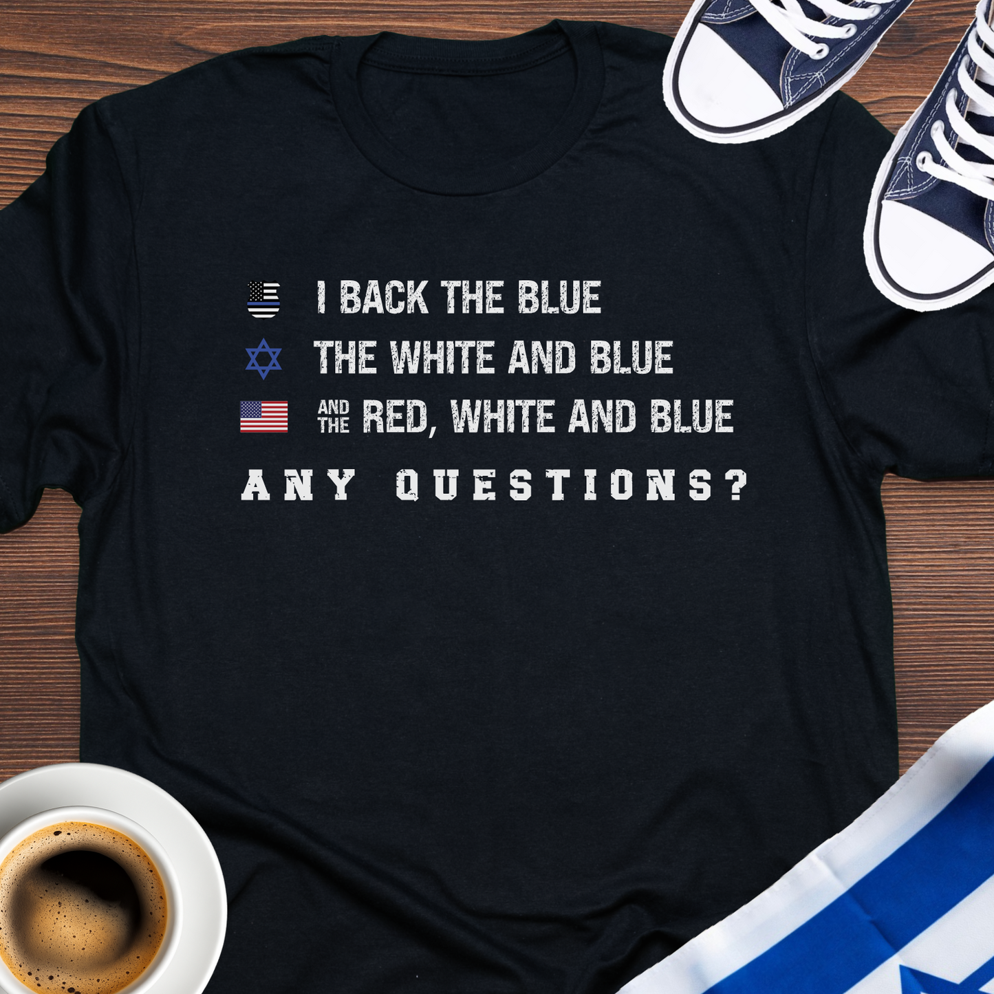 I Back The Blue T-shirt