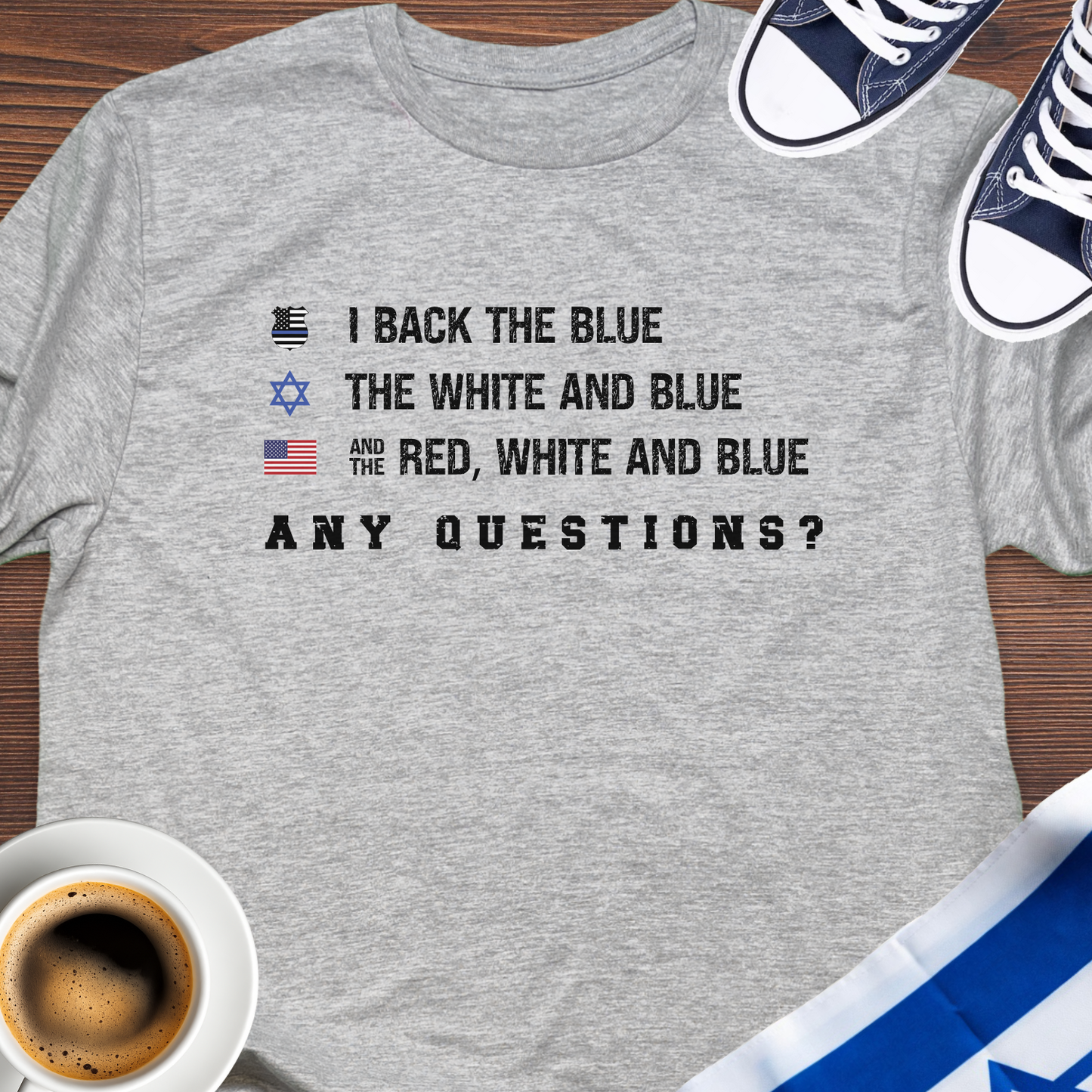 I Back The Blue T-shirt