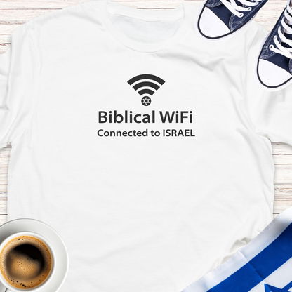 Biblical WiFi Connected To Israel T-shirt