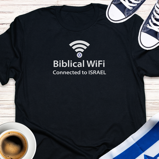Biblical WiFi Connected To Israel T-shirt