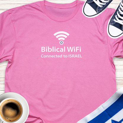 Biblical WiFi Connected To Israel T-shirt