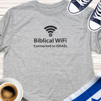 Biblical WiFi Connected To Israel T-shirt