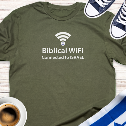 Biblical WiFi Connected To Israel T-shirt