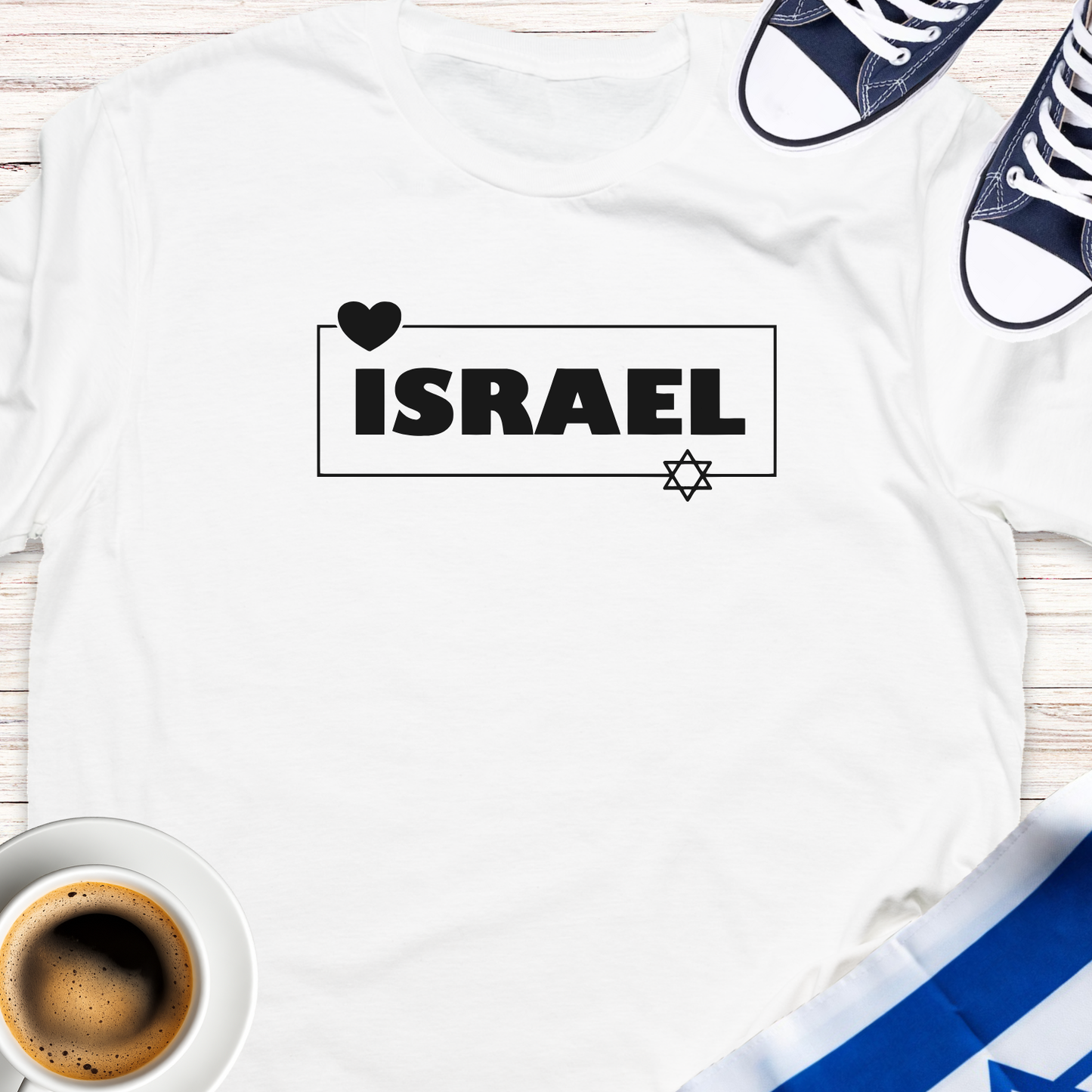 Love Israel Star T-shirt