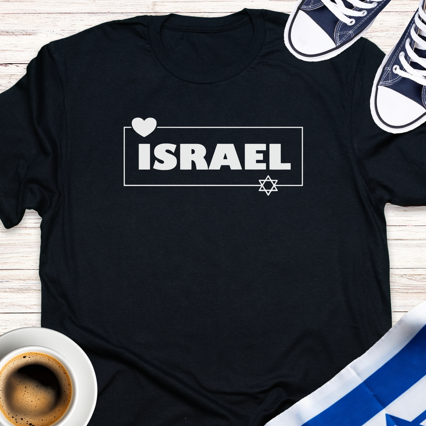 Love Israel Star T-shirt