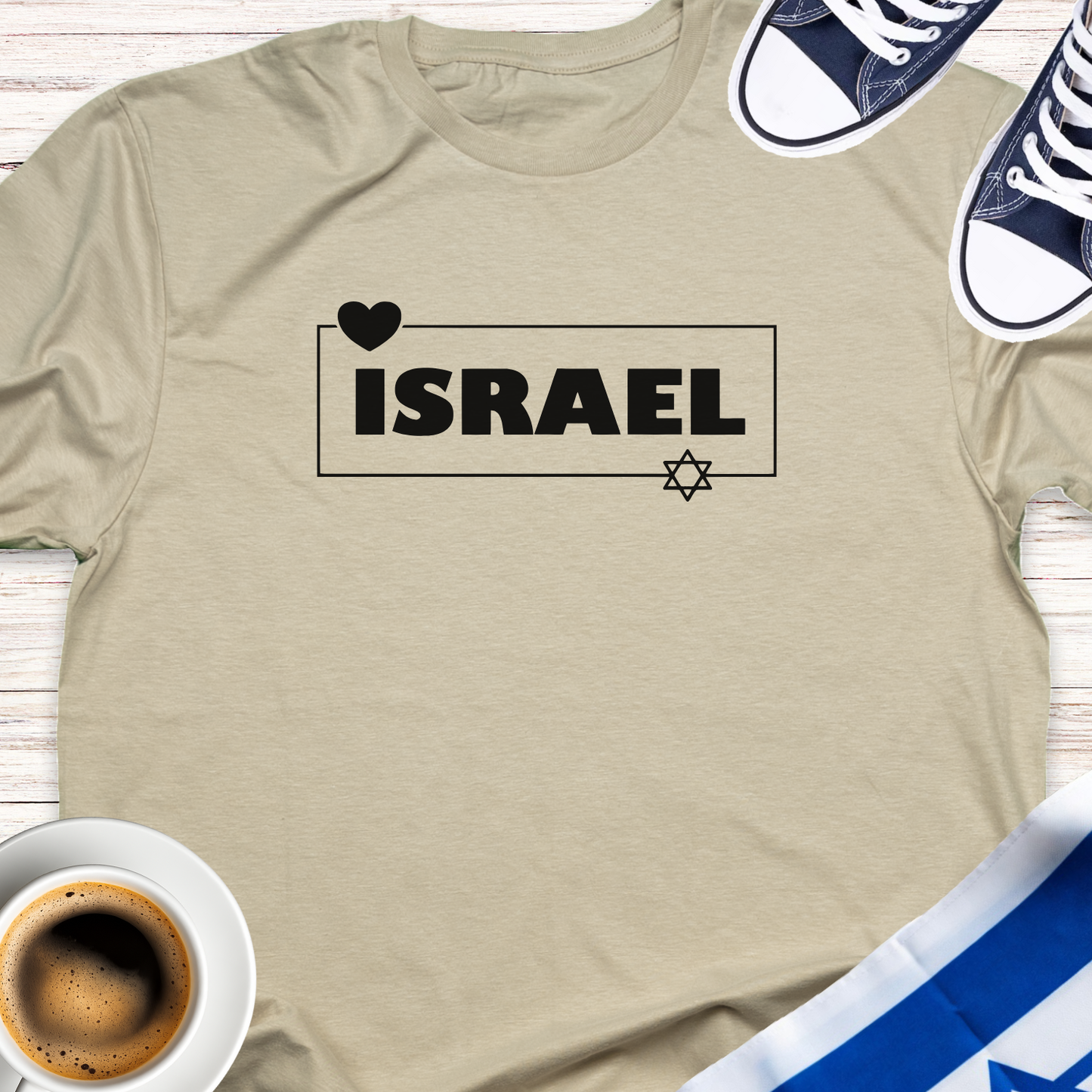 Love Israel Star T-shirt