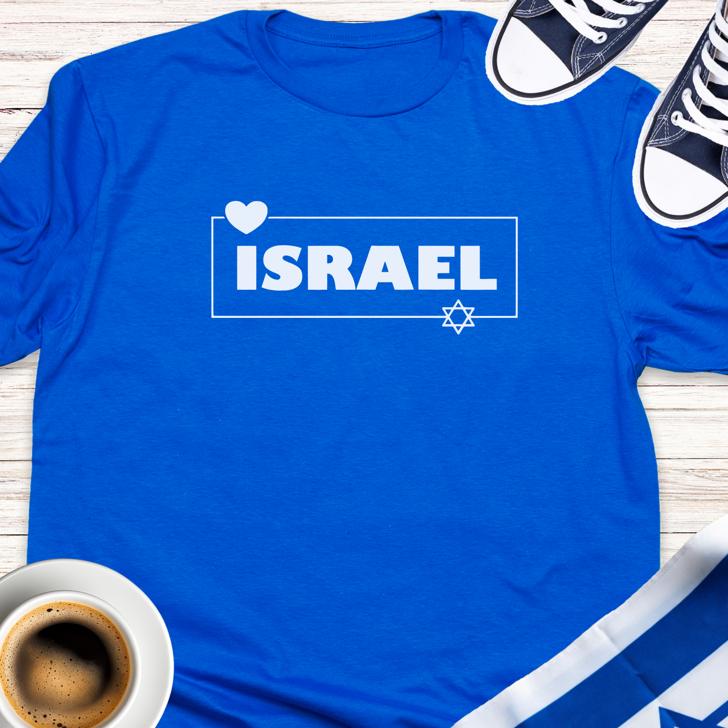 Love Israel Star T-shirt