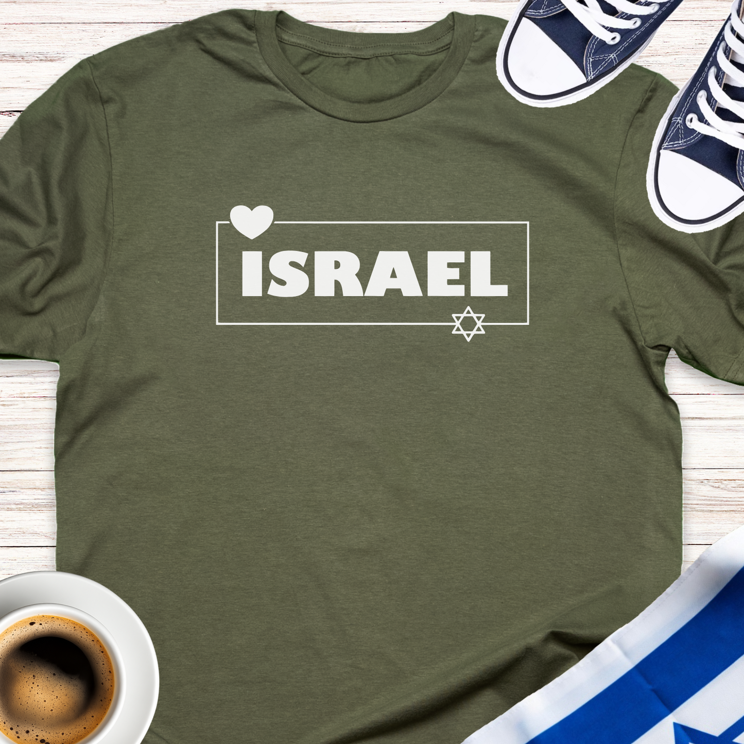 Love Israel Star T-shirt