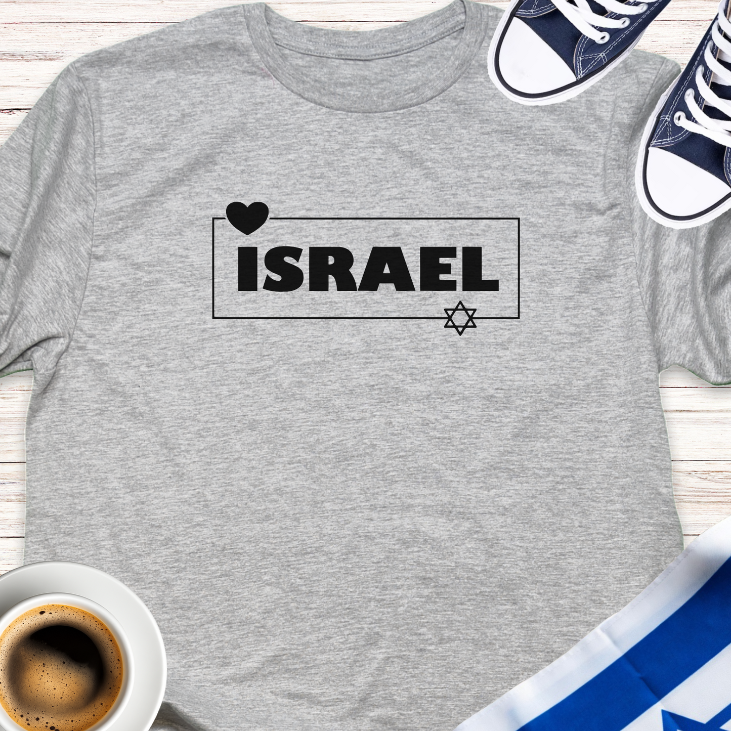 Love Israel Star T-shirt