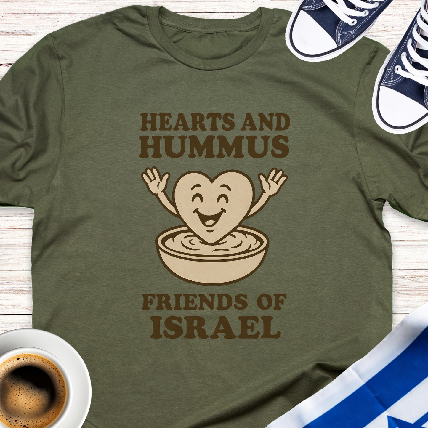 Hearts And Hummus T-shirt
