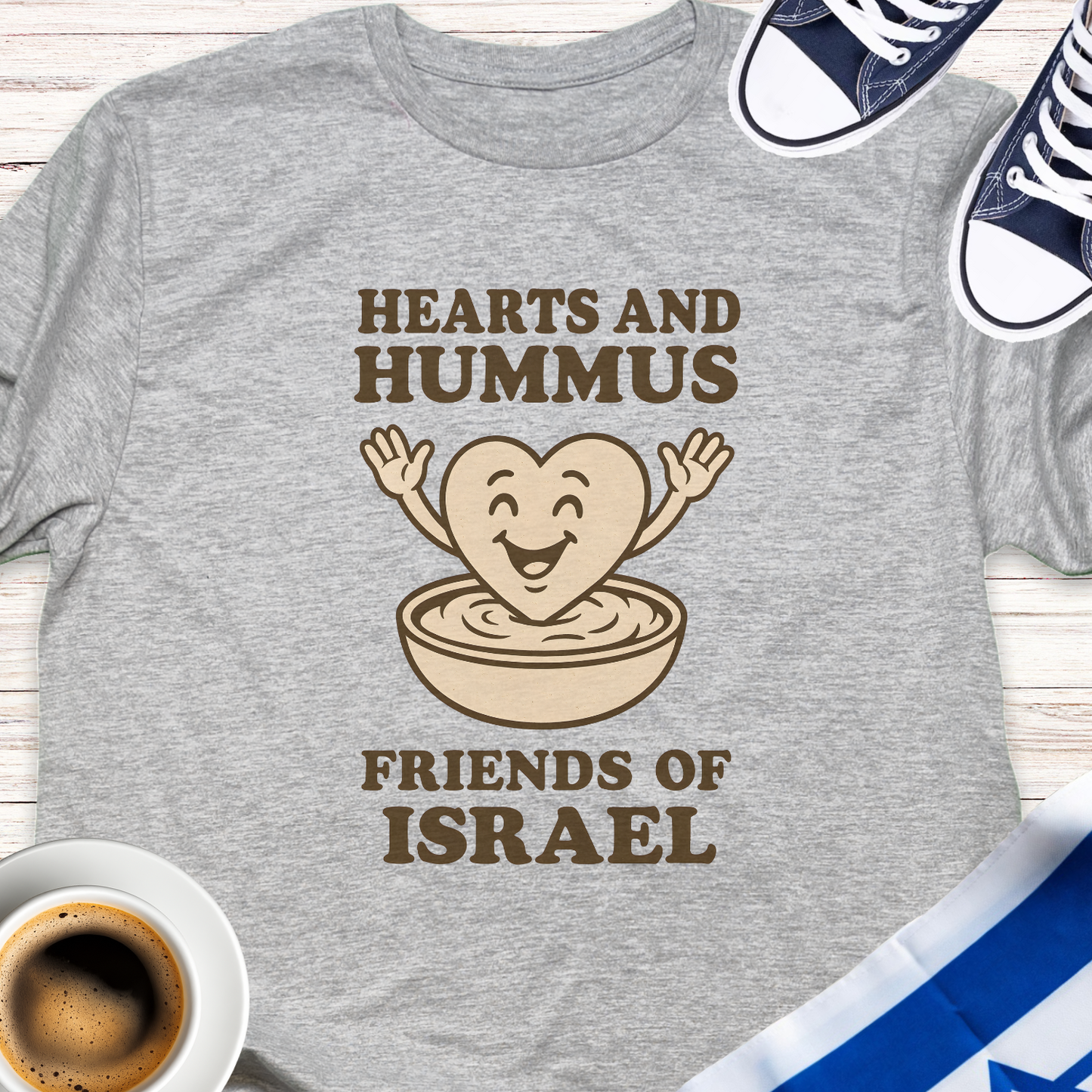 Hearts And Hummus T-shirt