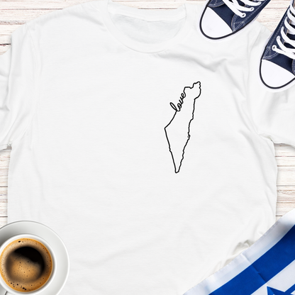 Israel Love Map T-shirt
