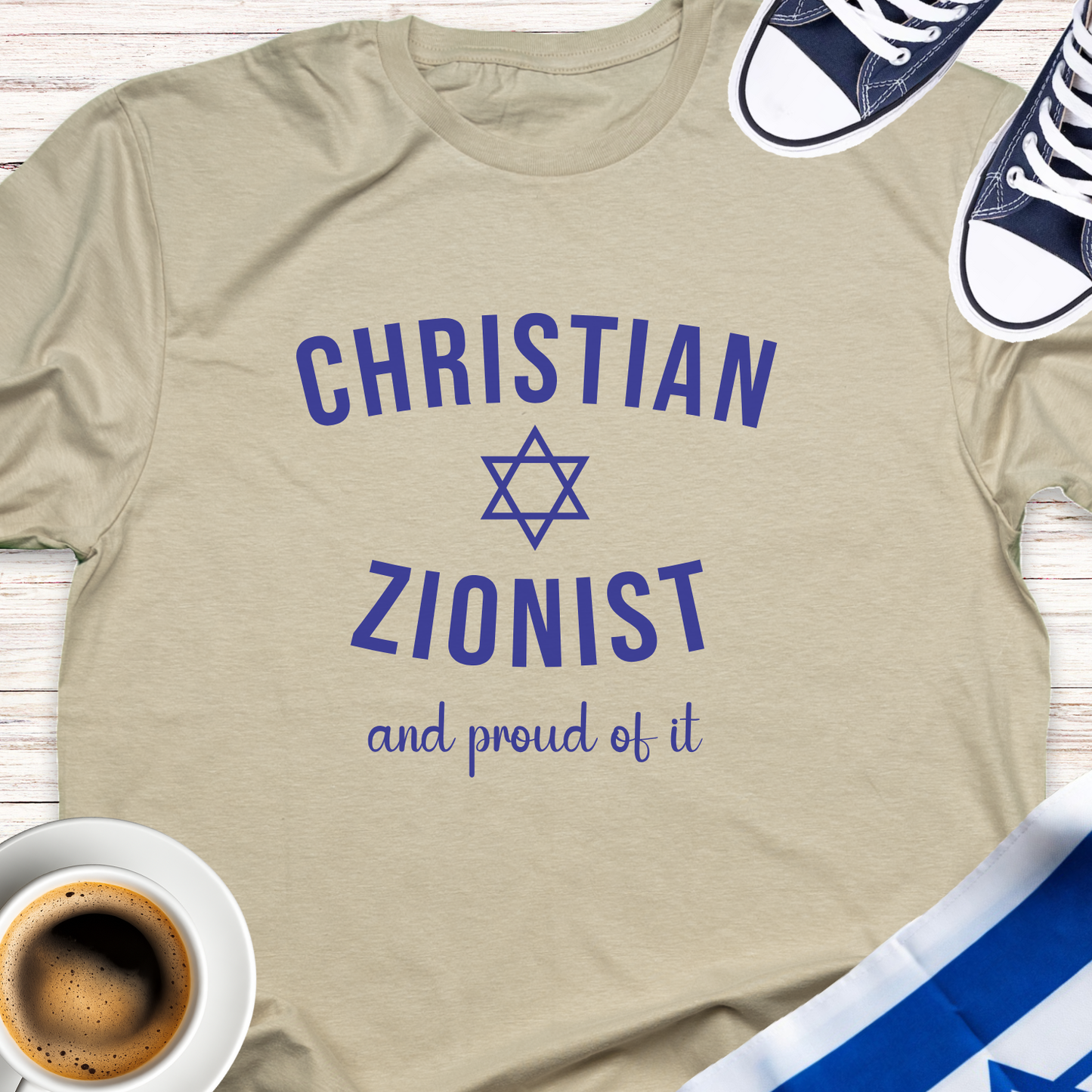Christian Zionist And Proud Of It T-shirt