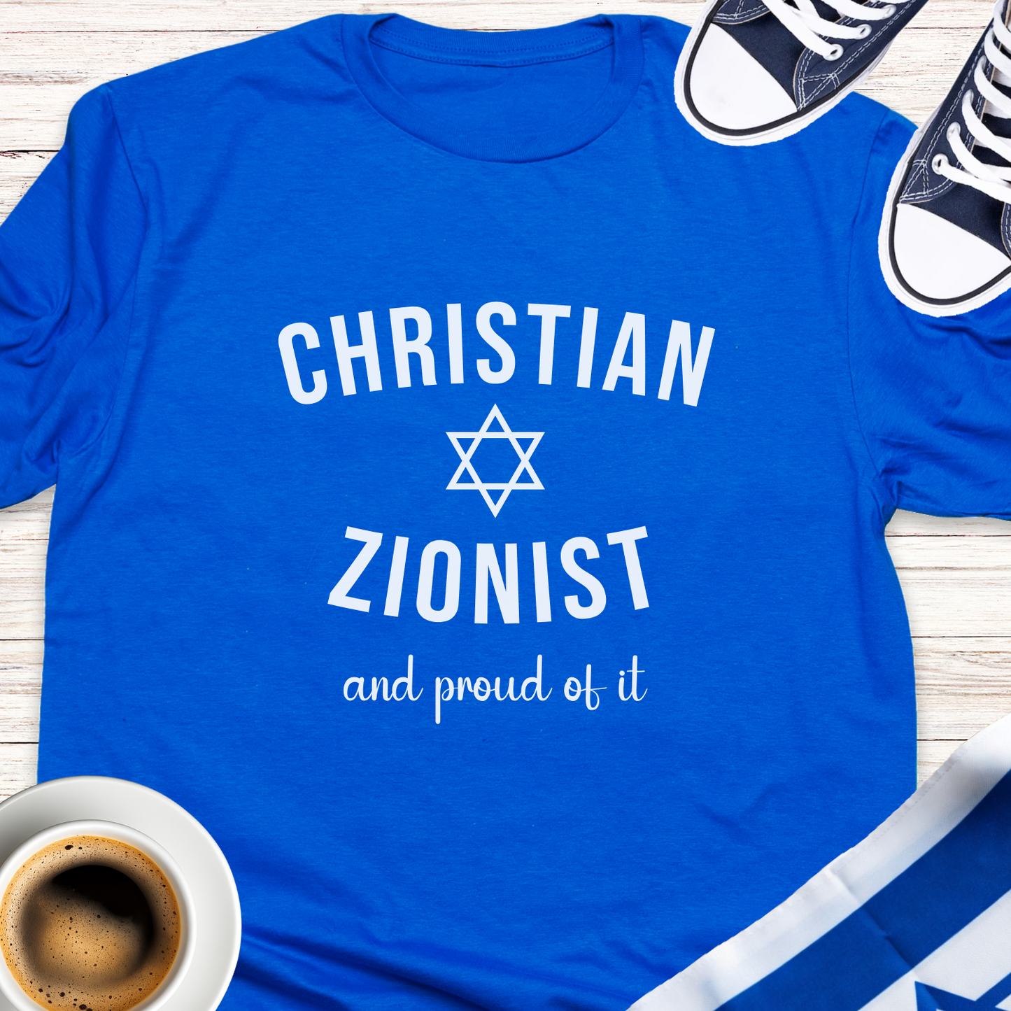Christian Zionist And Proud Of It T-shirt
