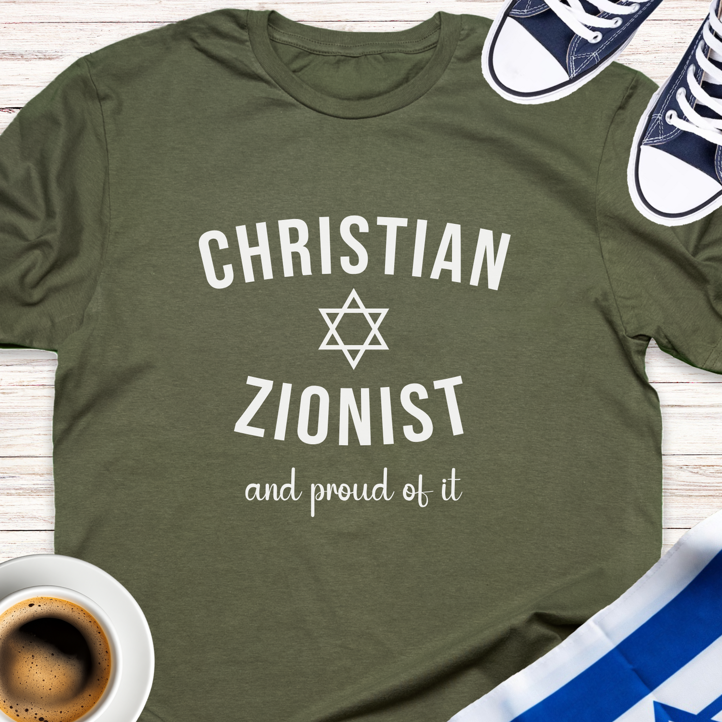 Christian Zionist And Proud Of It T-shirt