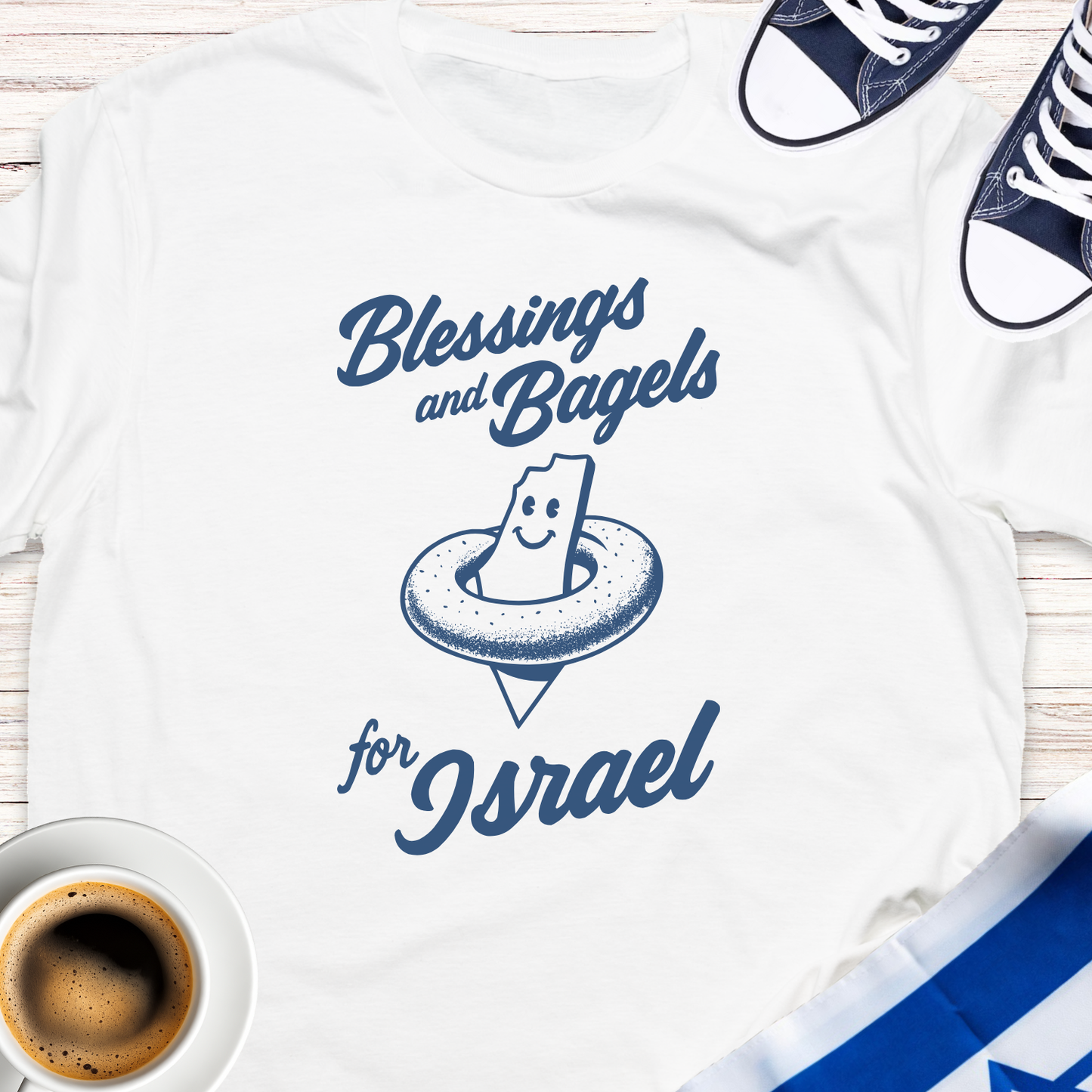 Blessings And Bagels For Israel T-shirt