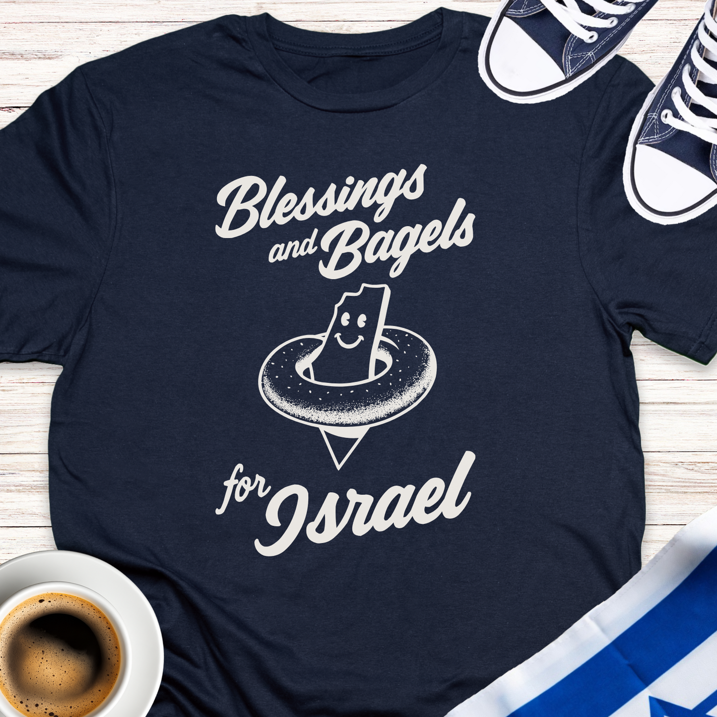 Blessings And Bagels For Israel T-shirt