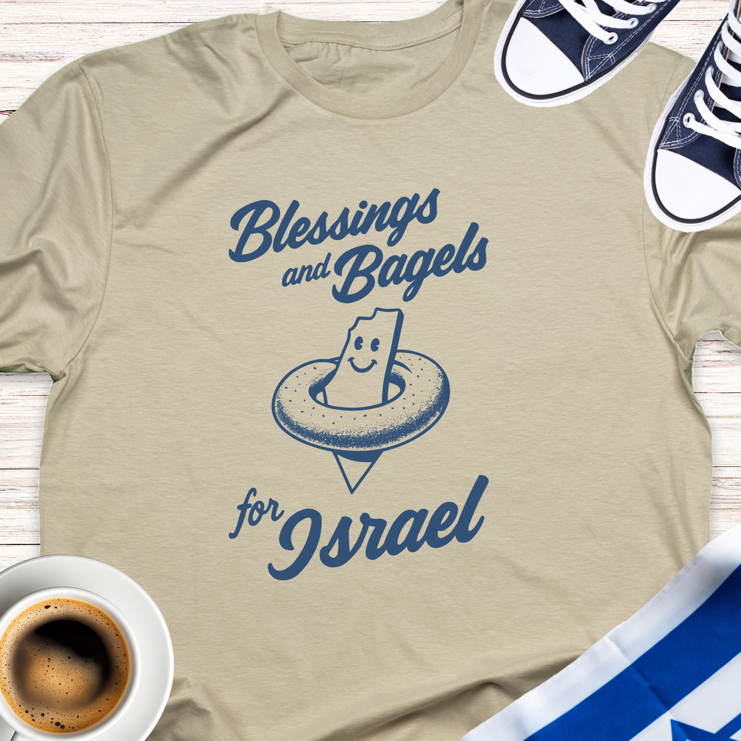 Blessings And Bagels For Israel T-shirt