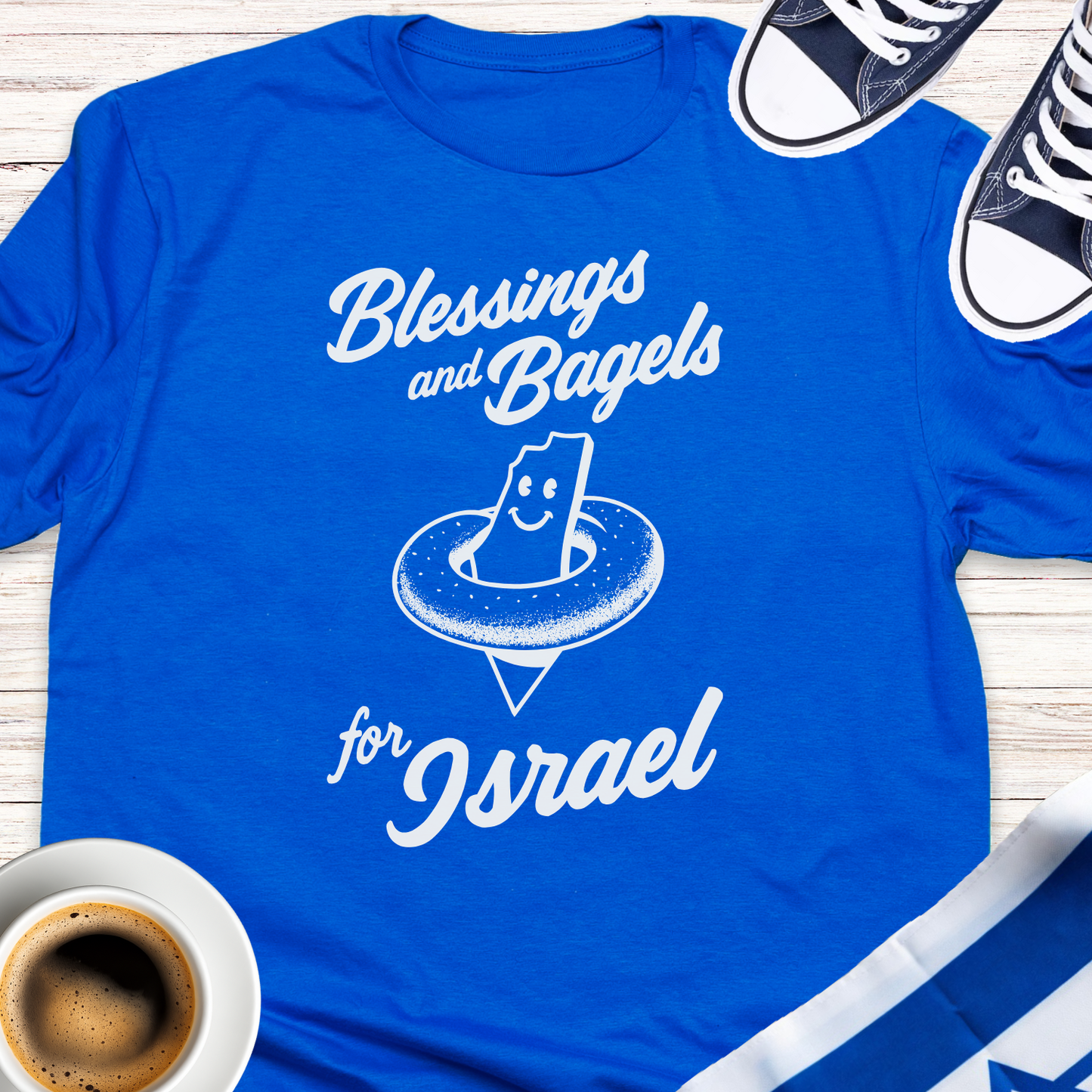Blessings And Bagels For Israel T-shirt