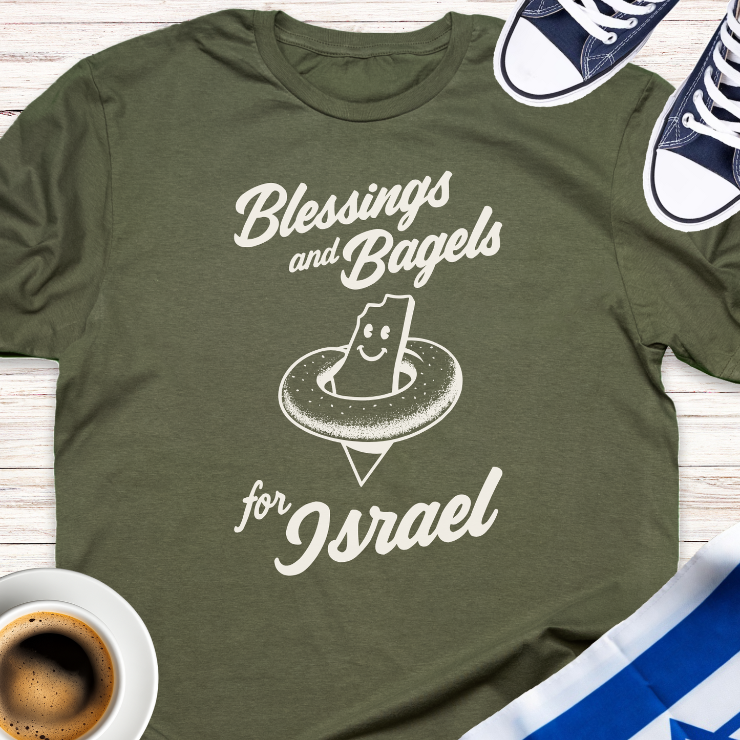 Blessings And Bagels For Israel T-shirt