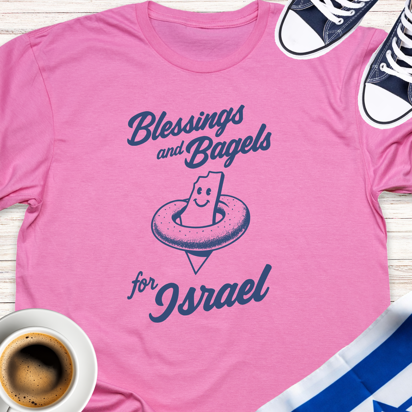 Blessings And Bagels For Israel T-shirt